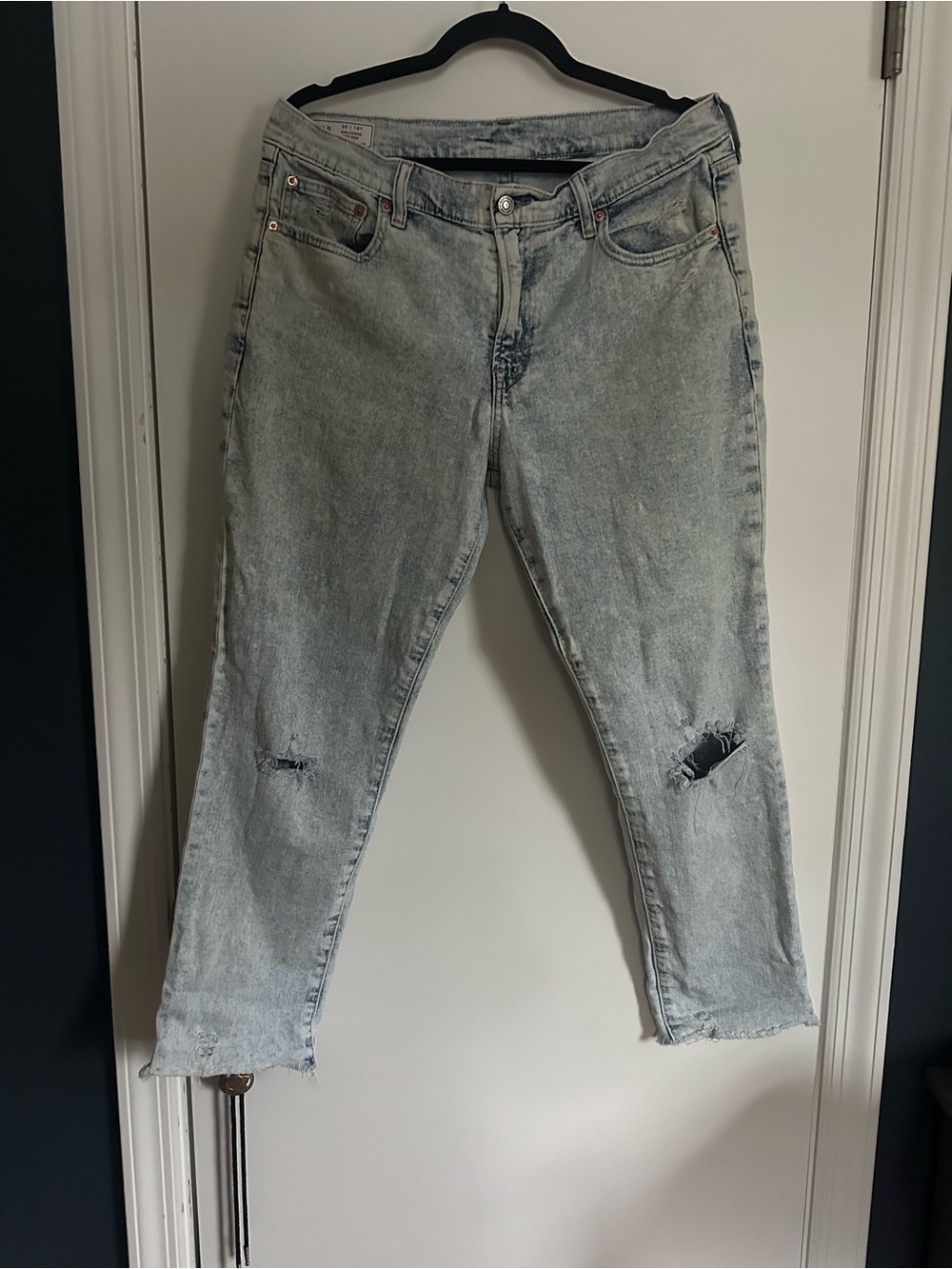 GAP Light Blue Distressed Jeans